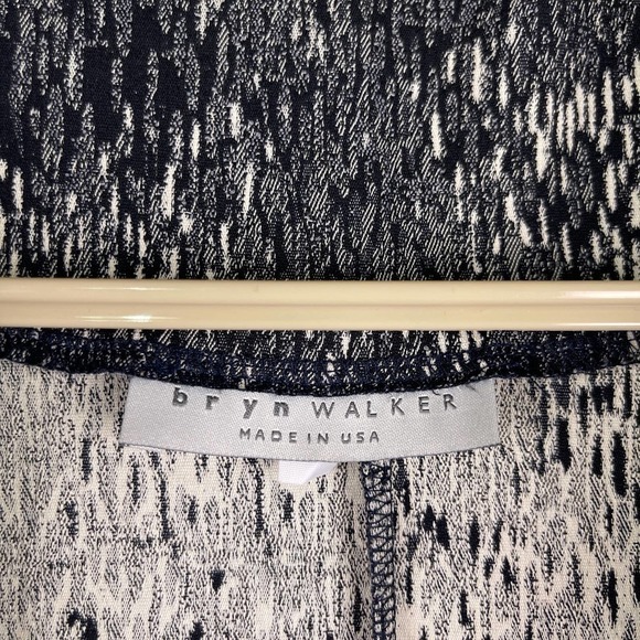 Bryn Walker Grey Space Dye Textured Cotton Long Line Coat Jacket Women's Medium - Picture 3 of 10